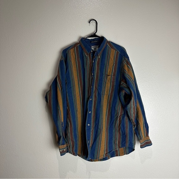 Vintage Lee Button Up Shirt Long Sleeve Size Large - Picture 1 of 7